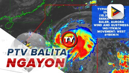Malaking bahagi ng bansa, magiging maulan dahil sa Bagyong #EgayPH;