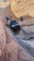 SUV Climbs Steep Slope