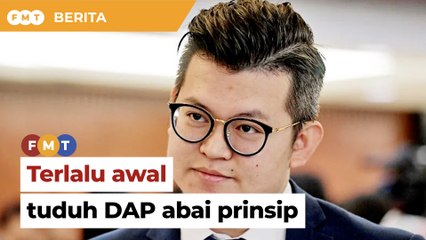 Terlalu awal tuduh DAP abai prinsip, kata ketua Pemuda