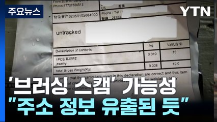 '브러싱 스캠' 단순 부풀리기?...개인정보는 어떻게? [앵커리포트] / YTN