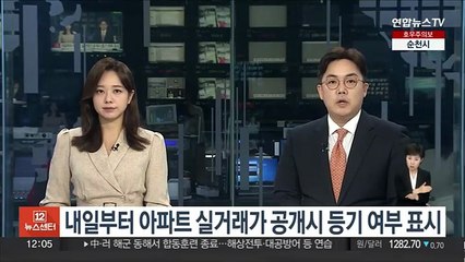 내일부터 아파트 실거래가 공개시 등기 여부 표시