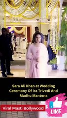 Sara Ali Khan at Wedding Ceremony Of Ira Trivedi And Madhu Mantena