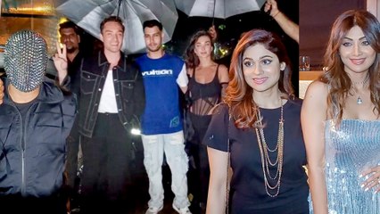 Party Time! Shilpa Shetty's Hawt Dress, Raj Kundra's Mask, Amy Jackson With British Boyfriend