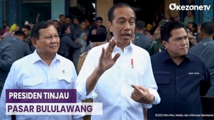 Presiden Joko Widodo Tinjau Harga di Pasar Bululawang