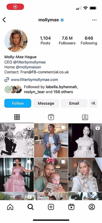 Molly and Tommy's engagement