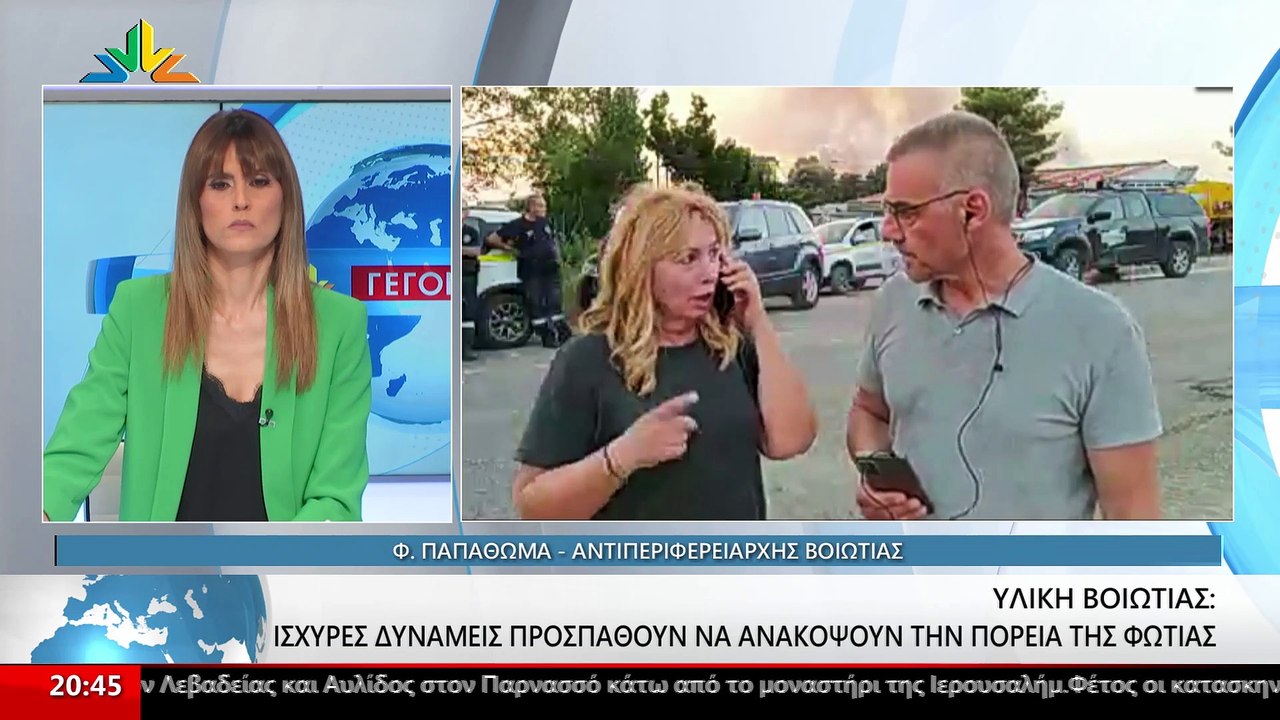 Η Αντιπεριφερειάρχης Βοιωτίας, Φανή Παπαθωμά στ...