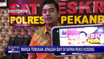 Geger! Warga di Pekanbaru Temukan Jenazah Bayi di Depan Ruko Kosong