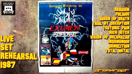 Atomkraft Live Set 1987 - Last studio recording