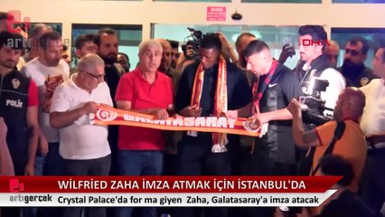 Zaha Galatasaray'a imza atmak için İstanbul'a geldi