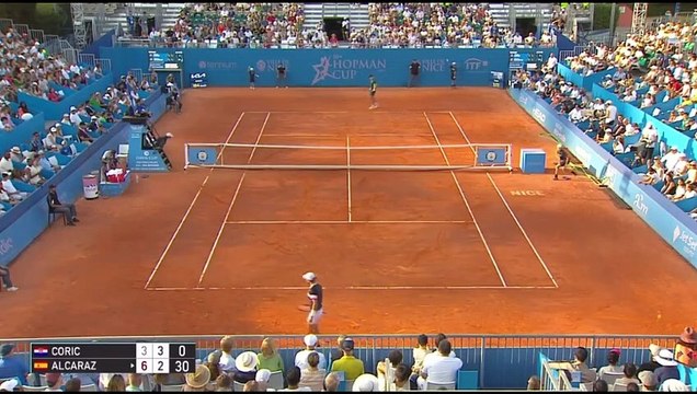 Carlos ALCARAZ vs Borna CORIC - HOPMAN CUP 2023 HIGHLIGHTS