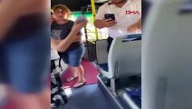 Köpeğiyle Otobüse Binmek İsteyen Kadın Otobüsten İndirildi