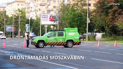 Dróntámadás az orosz védelmi minisztérium közelében