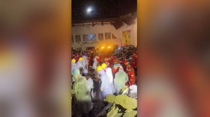 หลังคาโรงยิมถล่มในจีน เสียชีวิต 11 คน