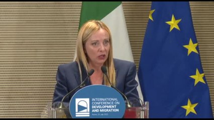 Migranti, Meloni: presto organizzeremo una conferenza dei donatori