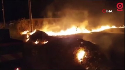Edirne'de ormanlık alanda korkutan yangın