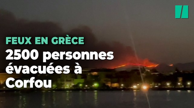 Début des évacuations à Corfou, alors que des incendies sèment le chaos à Rhodes