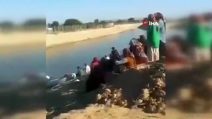 Sulama kanalında kaybolan kuzenleri arama çalışmaları sürüyor