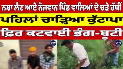 ਨਸ਼ਾ ਲੈਣ ਆਏ ਨੌਜਵਾਨ ਪਿੰਡ ਵਾਲਿਆਂ ਦੇ ਚੜੇ ਹੱਥੀਂ, ਪਹਿਲਾਂ ਚਾੜ੍ਹਿਆ ਕੁੱਟਾਪਾ| Gurdaspur News |OneIndia Punjabi