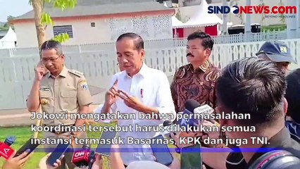 Polemik Penetapan Kabasarnas jadi Tersangka Suap, Jokowi: Itu Masalah Koordinasi
