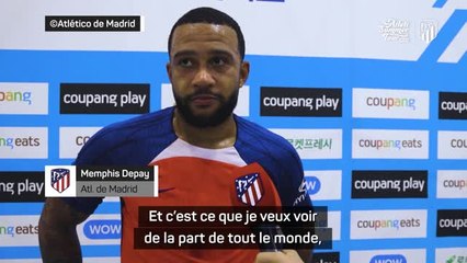 Atlético - Depay : "C'est ce que je veux voir de la part de tout le monde"