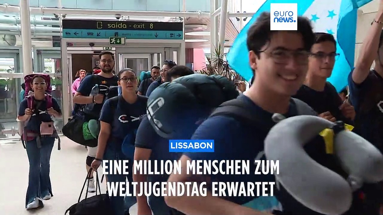 Weltjugendtag 2023: Erste Pilger kommen in Lissabon an