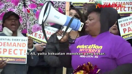 Gelombang Mogok Kerja Massal Terus Terjadi di AS