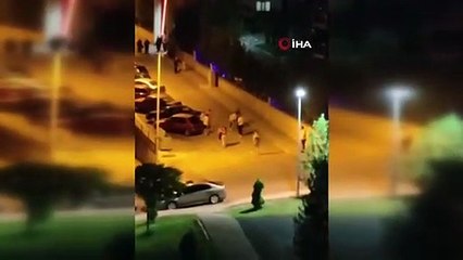 Karabük'te tekme tokatlı kavga kamerada