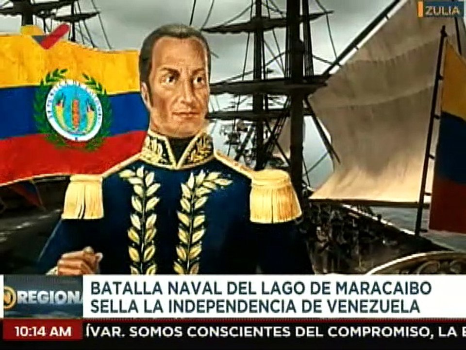 Zulia | Batalla Naval del Lago de Maracaibo representa el cierre de la Independencia de Venezuela
