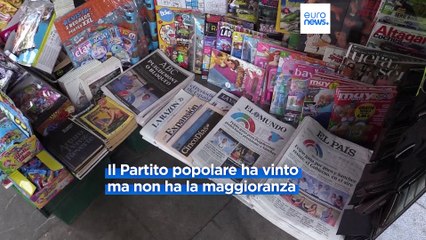 L'esito delle elezioni spagnole non consente il rapido varo di un governo