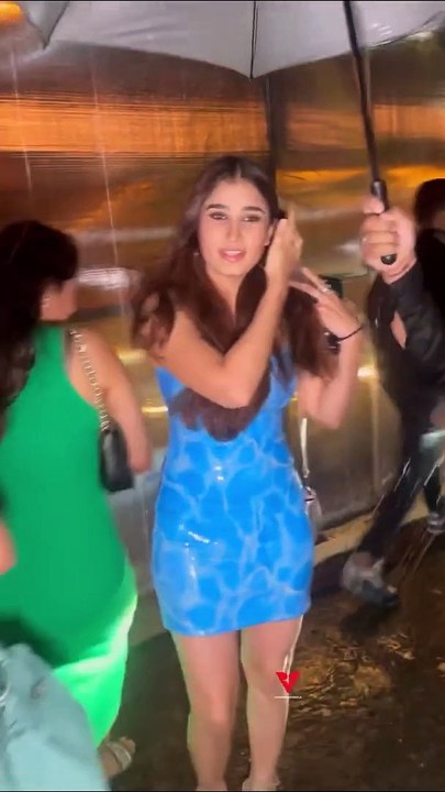 Raveena Tandon Beautiful Daughter Rasha Thadani Looking hot in Blue Short, #zkBollywood