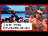 Influenciador britânico viraliza ao dizer que praias brasileiras são 'caóticas'