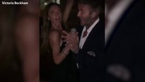 Victoria and David Beckham belt out Spice Girls hit during karaoke night