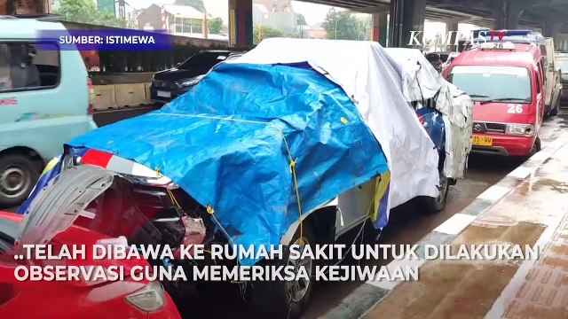 Wanita Bajak Mobil Patroli Jalan Tol Hingga Tabrak Kendaraan Lain Jalani Observasi di RS