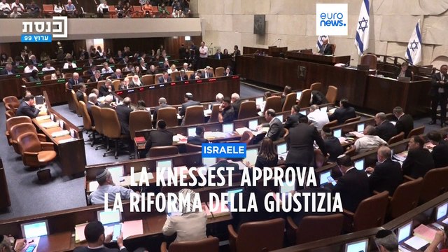 Il parlamento israeliano approva la riforma della giustizia