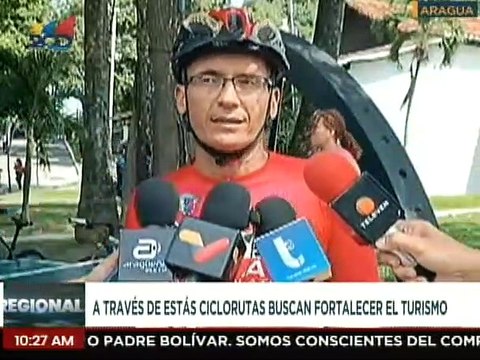 Aragua | Más de 300 ciclistas nacionales participaron en la primera Ruta Turística Libertador
