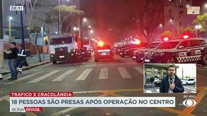 Operação na cracolândia prende 17 pessoas