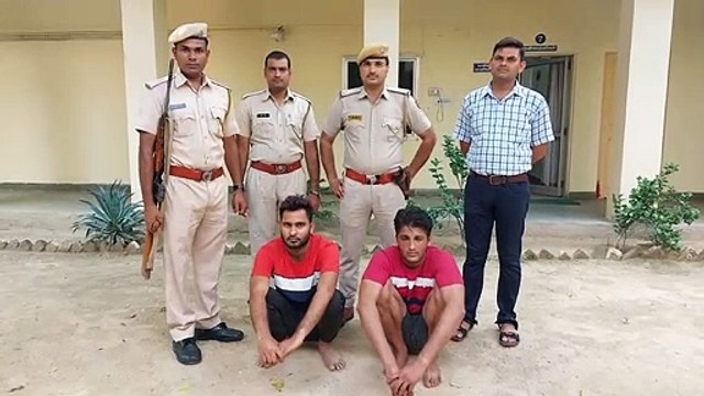 नेशनल हाइवे द्बद्भ ट्रेलर में तोड़फोड़ व लूट का प्रयास, दो आरोपी गिरफ्तार