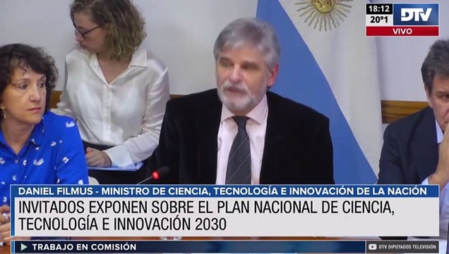 El ministro Filmus respaldó el plan nacional de ciencia, tecnología e innovación 2030