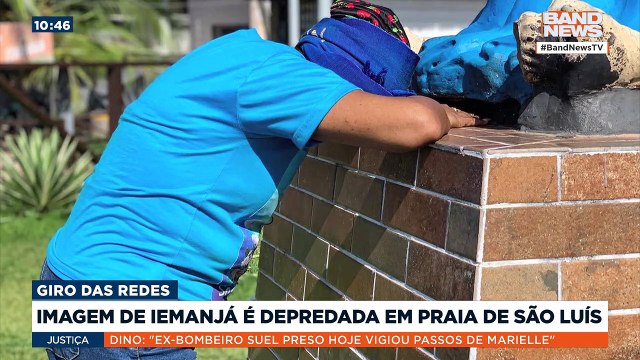 Imagem de Iemanjá é depredada em praia de São Luís | BandNews TV