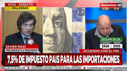 Javier Milei, desde la Rural: "Es recontra fácil dolarizar la economía"