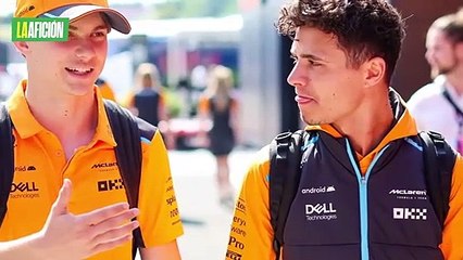 Video herunterladen: Lando Norris destroza trofeo de Max Verstappen en el Gran Premio de Hungría