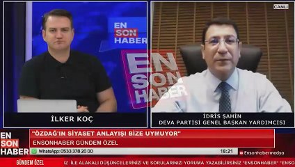 DEVA Partili İdris Şahin: 6'lı masa yenilgiyi kabullenmeli