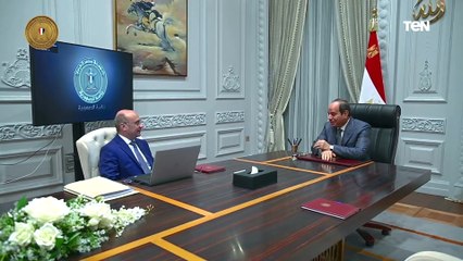 السيسي يجتمع مع وزير العدل.. ويتابع جهود تطوير الجانب التقني في المحاكم
