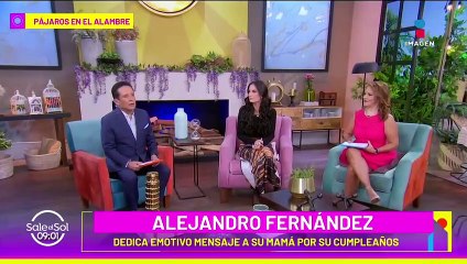 Alejandro Fernández FELICITA a su mamá, Doña Cuquita, con EMOTIVO mensaje