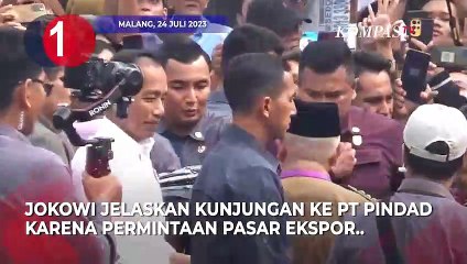 Jokowi Kunjungi PT Pindad, Wanita Bajak Mobil Tol, Kejagung Periksa Airlangga [TOP 3 NEWS]