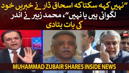 "Can't say whether Ishaq Dar has planted news himself or not," Muhammad Zubair