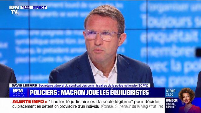 Policier en détention provisoire à Marseille: C'est au patron de la police nationale de défendre ses policiers , pour David Le Bars (syndicat des commissaires de la police nationale)
