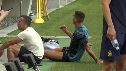 Ronaldo beim Training mit Al-Nassr vor PSG-Duell