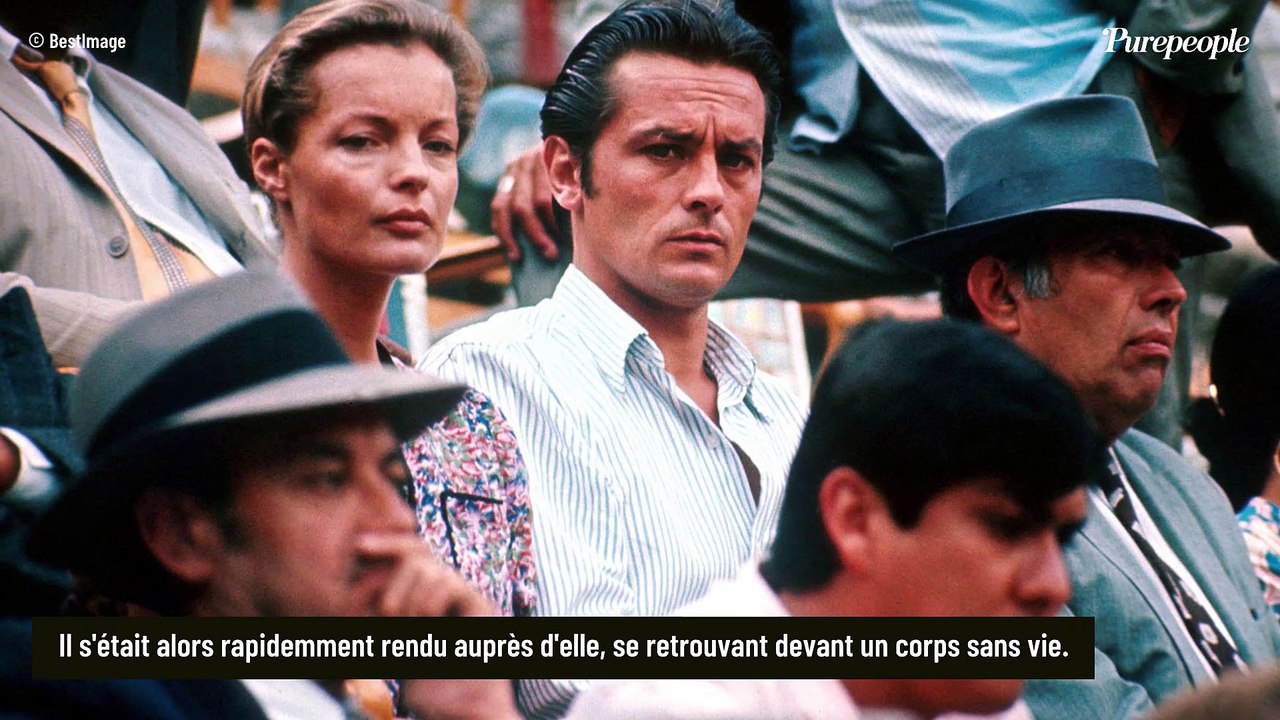 Alain Delon ému face au corps sans vie de Romy Schneider : "Je te regarde, (...) jamais tu n'as été aussi belle"