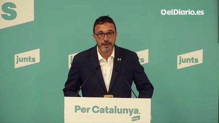 Junts insiste en que no investirá a Sánchez "a cambio de nada"